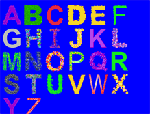 Tablet Screenshot of learnthealphabet.org